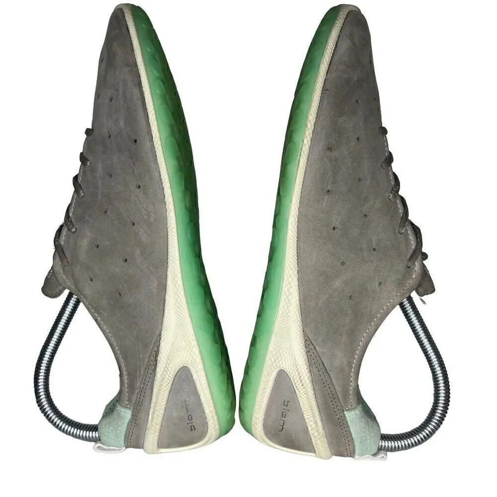 ECCO Shoes Biom Lite Tarmac Women’s Golf Sneakers Brown Green Suede Size 8